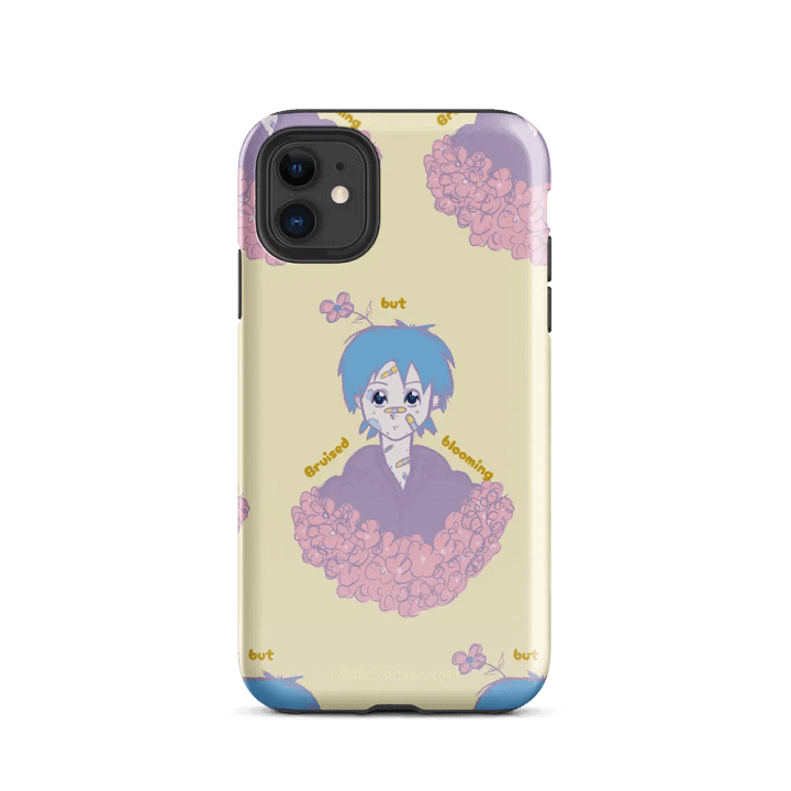Blooming Blue iPhone® Tough Case product image (47)