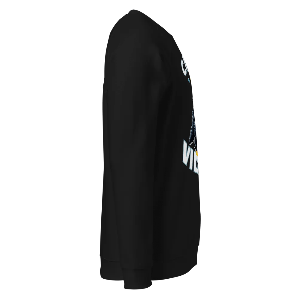 Chillin' Like a Villain Penguin Raglan Sweatshirt product image (6)