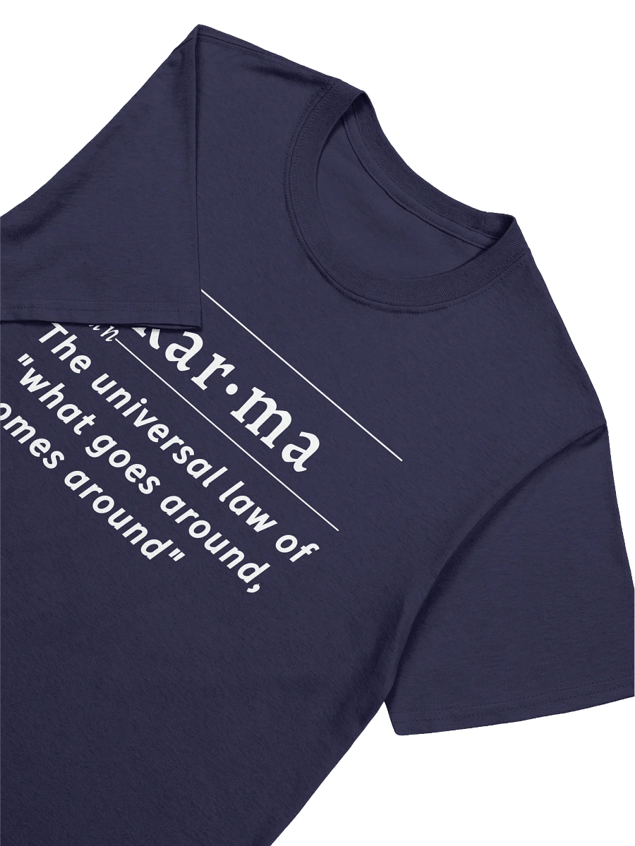 Karma Def Tee Unisex wht v1 product image (2)