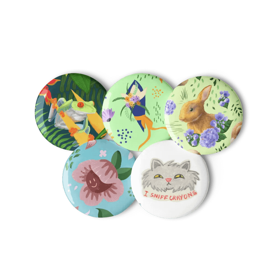 Squibble Design Art Pin Badge Set product image (7)