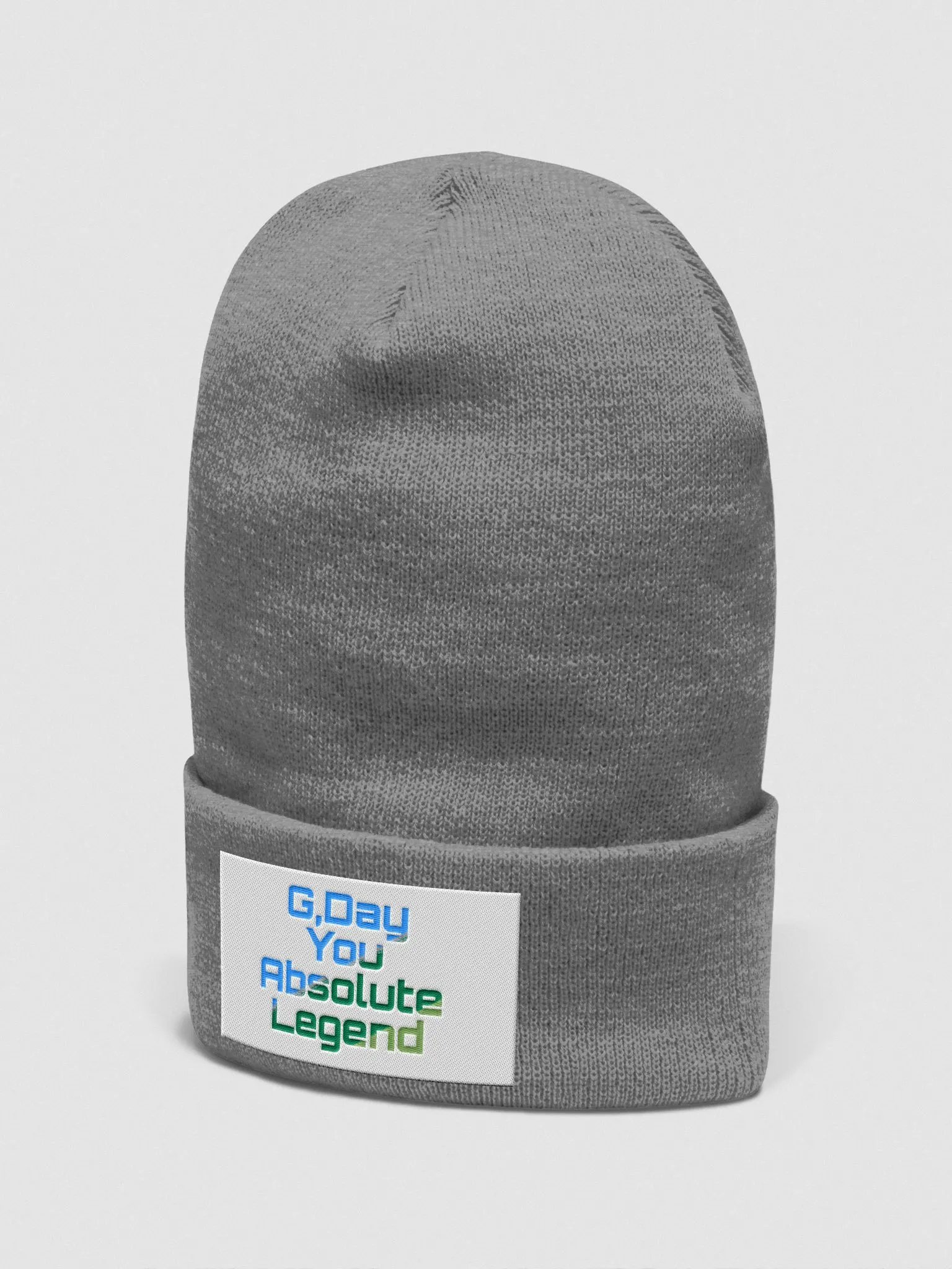 G'Day You Legend Beanie - Grey product image (2)