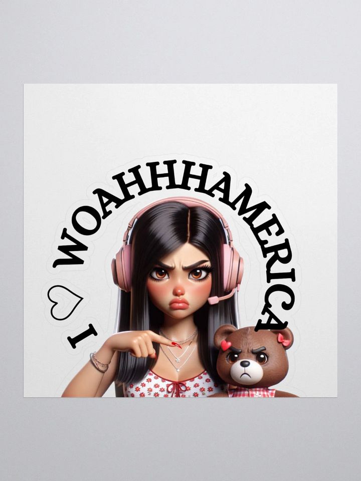 I Def Heart WoahhhAmerica Sticker product image (1)