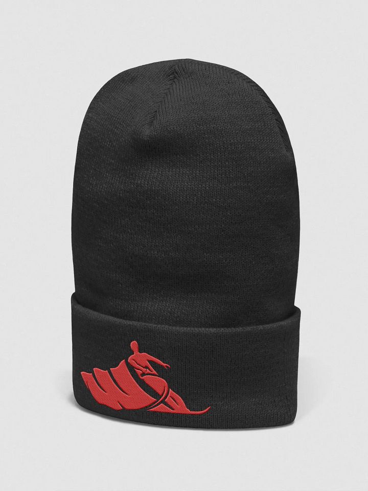 Wisconsin Waterski Beanie (Black) product image (2)