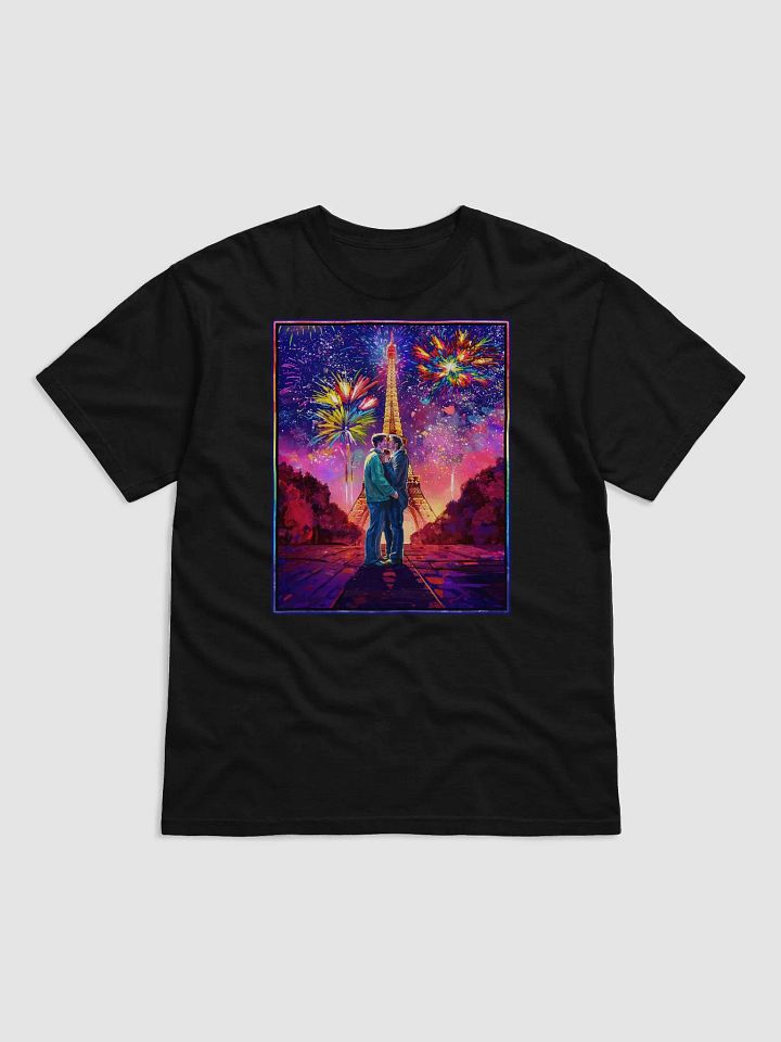 The Kiss In Paris - Romantic Gay Couple T-Shirt product image (4)