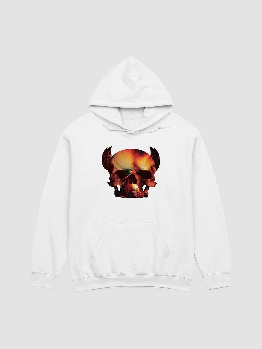 Skull with Fire Inside Skull, skulls, skull art design, skeleton, skull and bones, scary, skull tattoo, artistic skull, human skull, dark skull, bones, Halloween product image (1)
