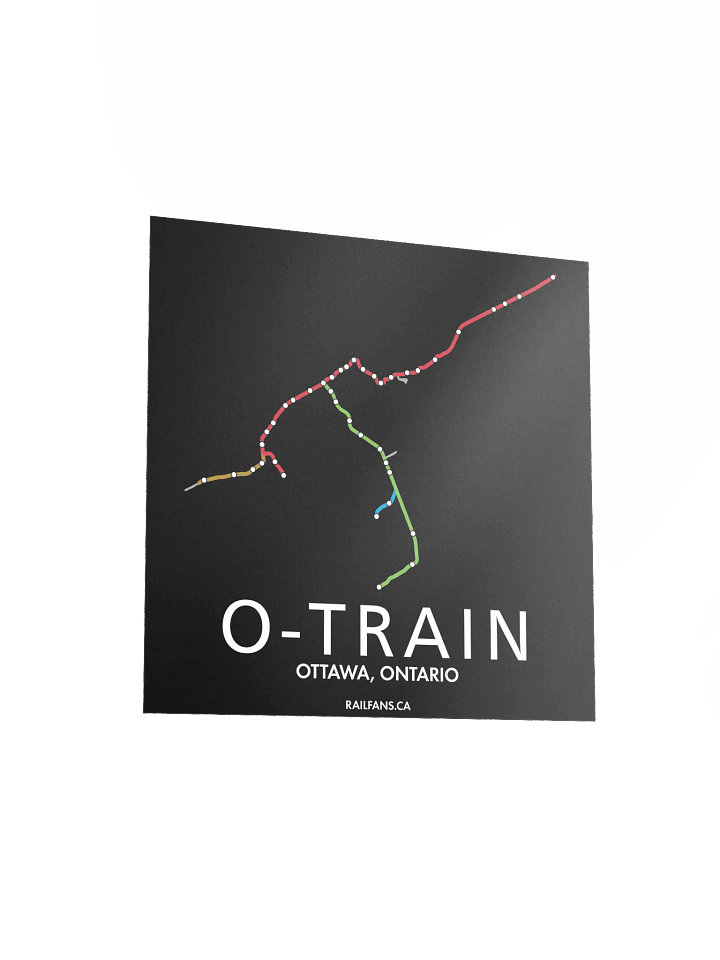 The Rail Fans Canada Transit Map - O-Train product image (2)