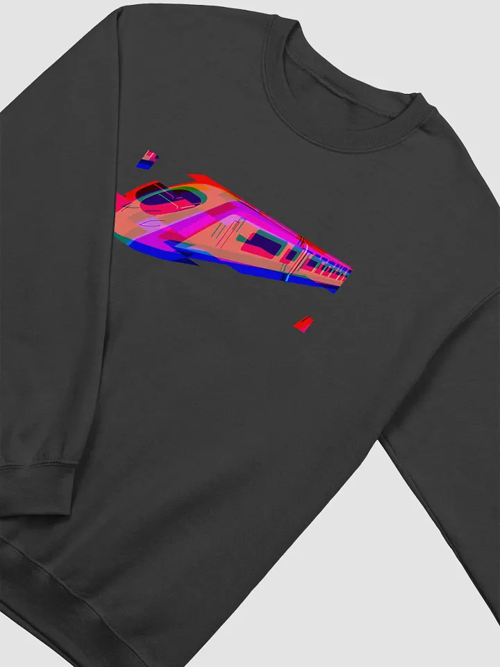 Glitch Train Unisex Sweatshirt product image (2)