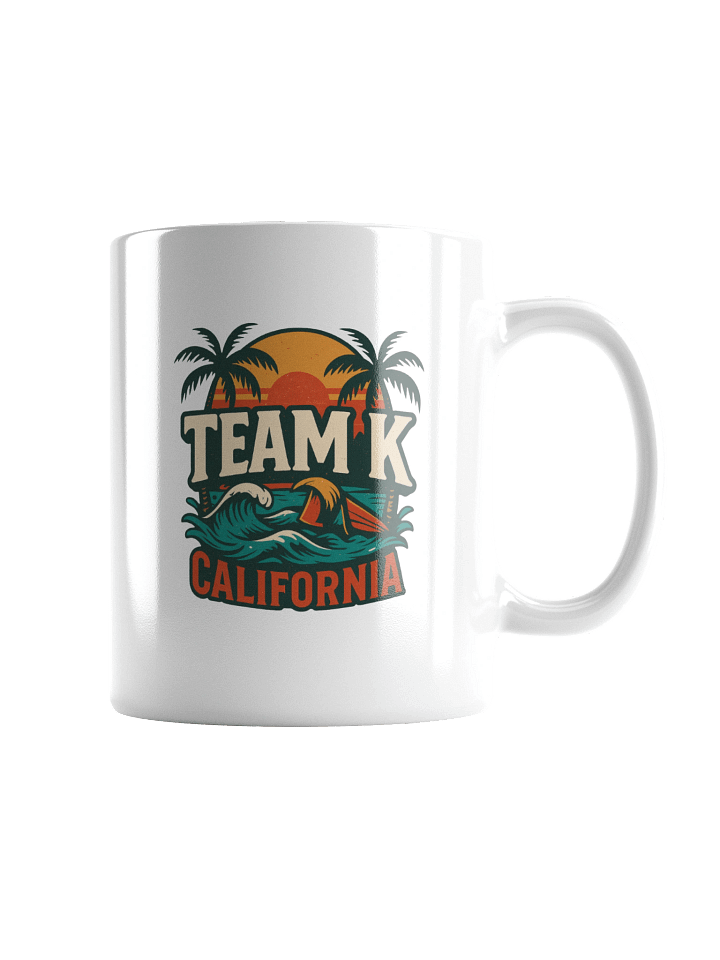TEAM K CALIFORNIA White Mug product image (3)