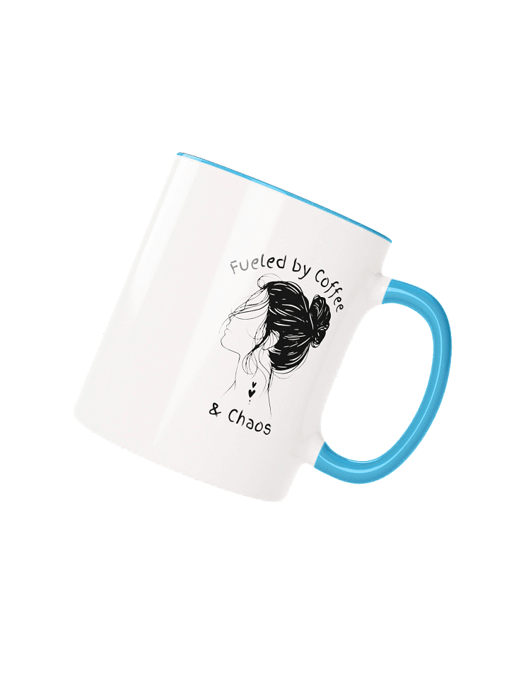 Messy Bun Mama – “Fueled by Coffee and Chaos” Ceramic Mug product image (1)