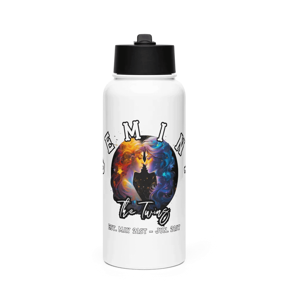 Gemini - Zodiac Sports Stainless Steel Water Bottle product image (1)