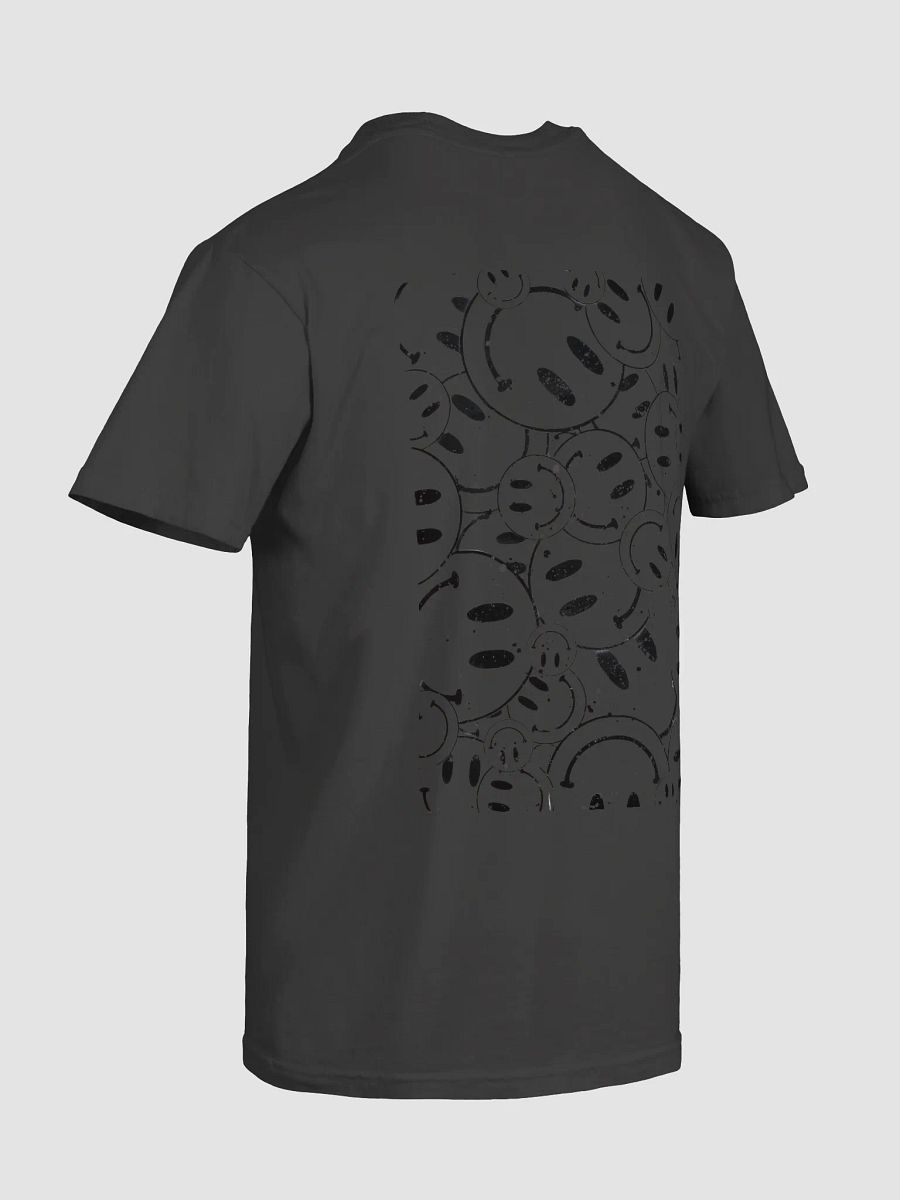 Smiley Face Repeat Print Cotton T-Shirt product image (27)
