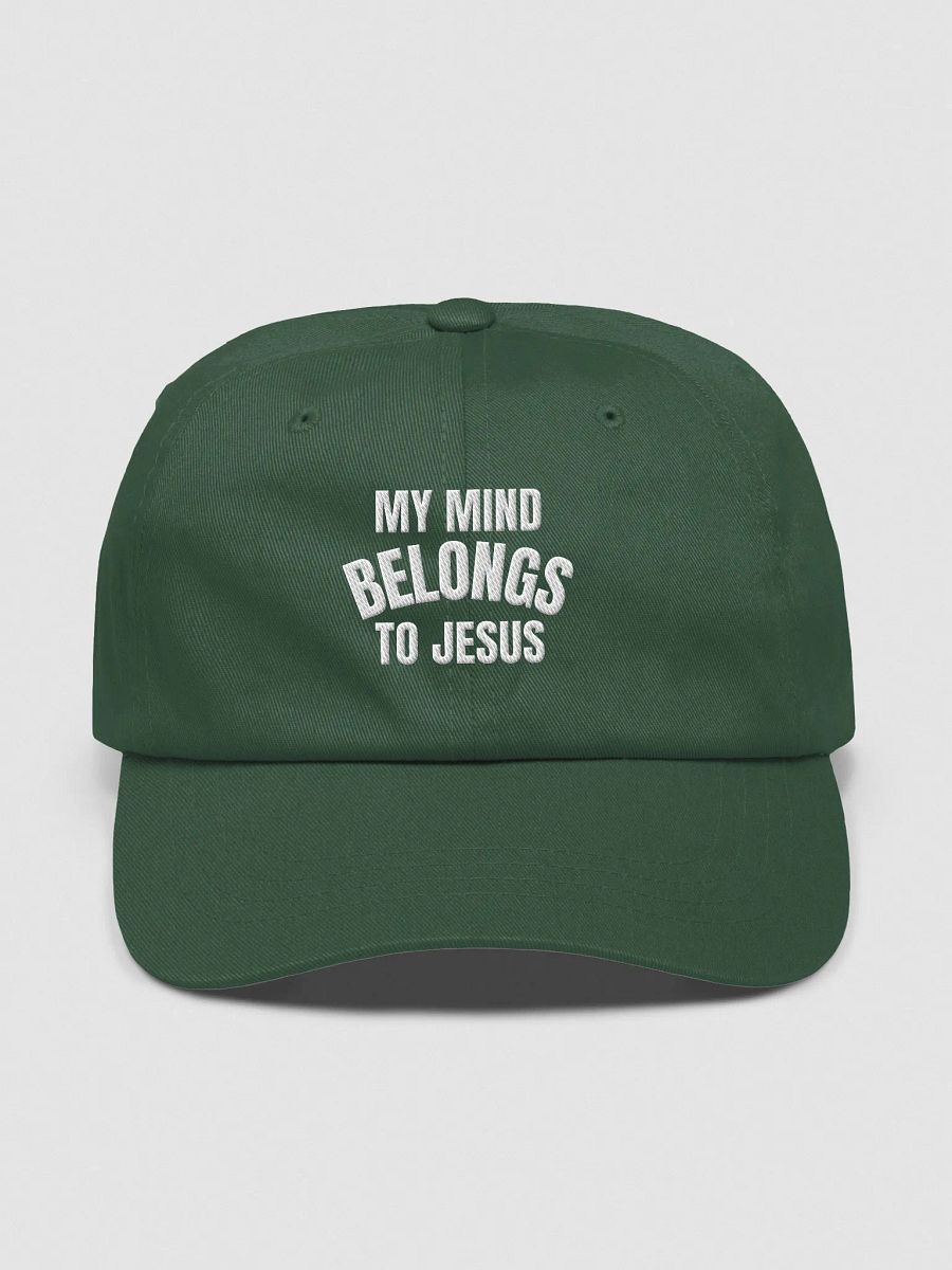 My Mind Belongs To Jesus (White Thread) product image (1)