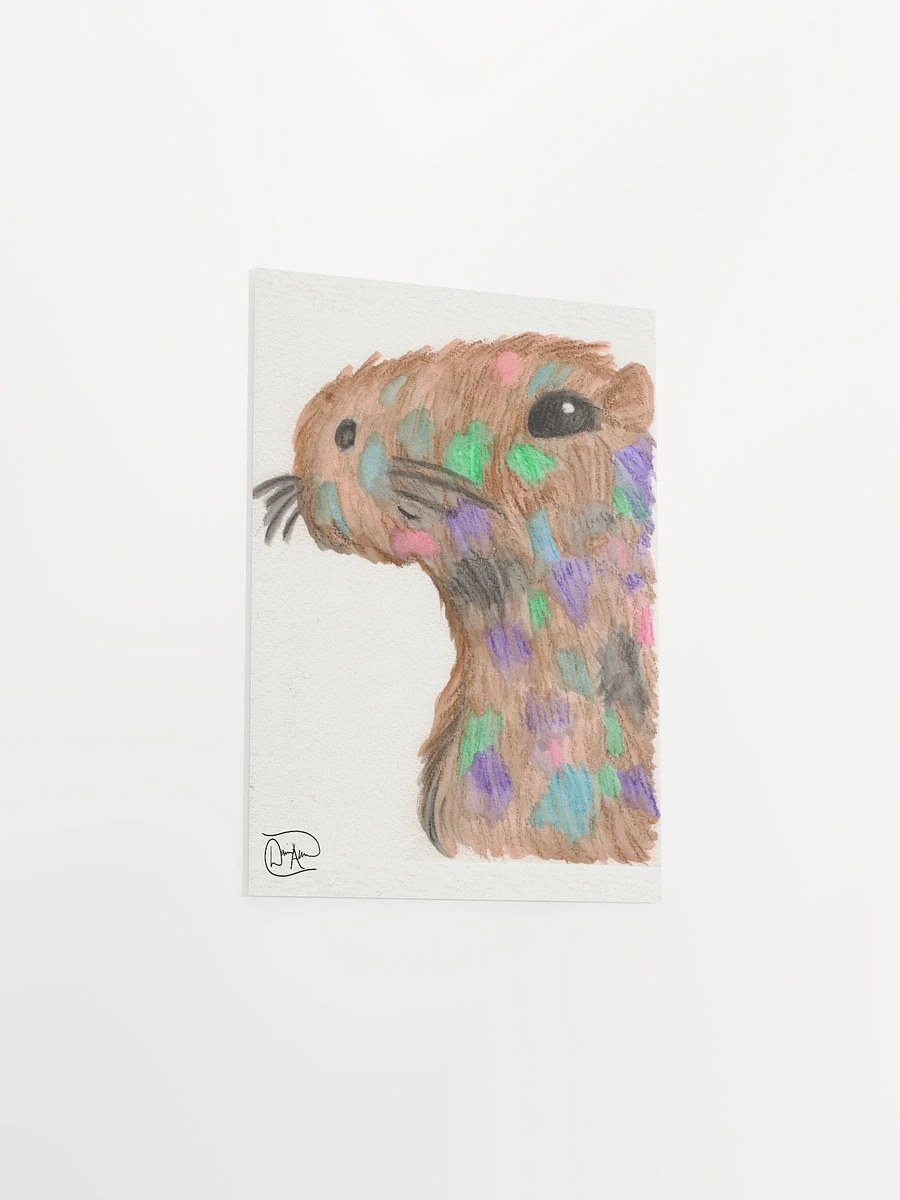 Chaos Capybara Watercolour Print product image (3)