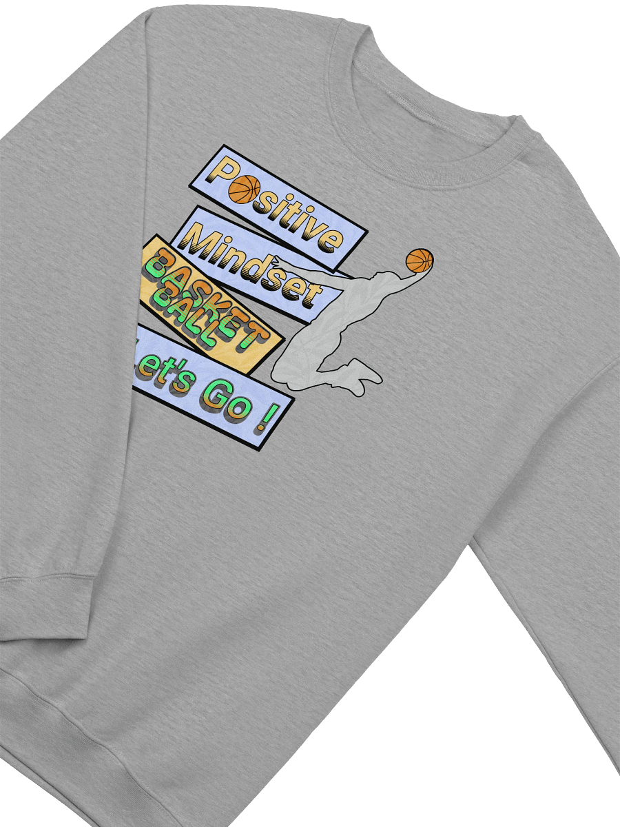 Positive Mindset Basketball Let's Go! Crewneck Sweatshirt product image (14)