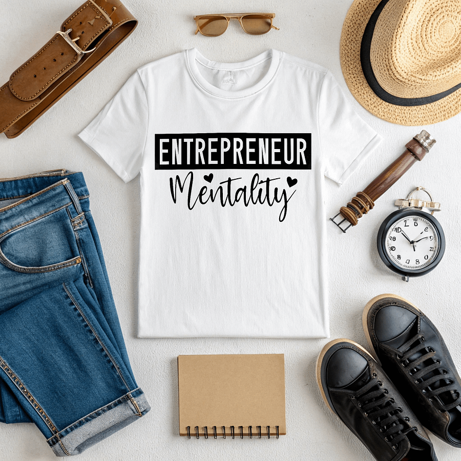 Entrepreneur Mentality - Women's White T-Shirt product image (2)