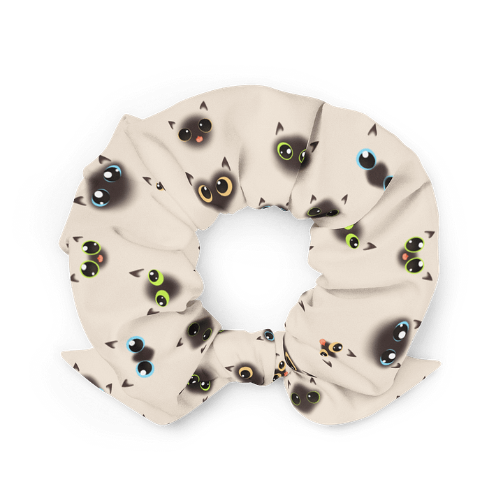 Siamese Cat Print Scrunchie product image (2)
