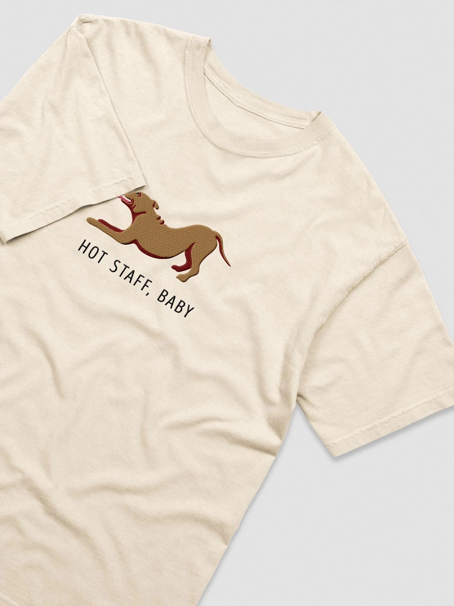 Hot Staff, Baby T-Shirt(Embroidered) of a Staffordshire Terrier product image (5)