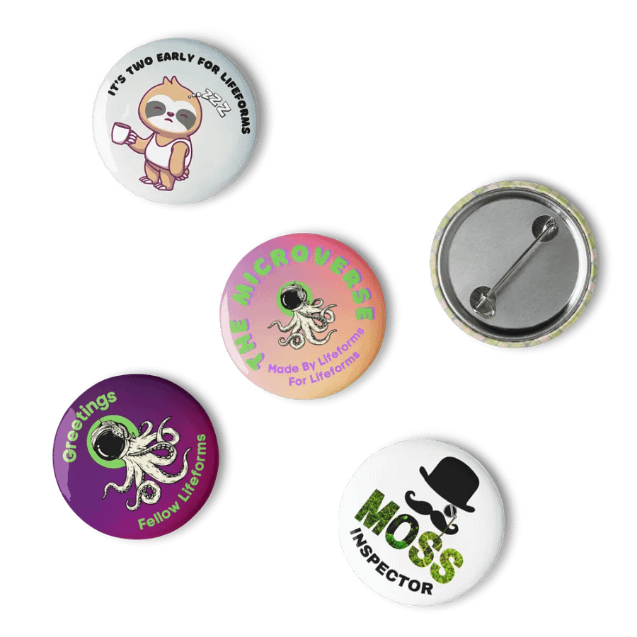 Assorted Button Pins product image (10)