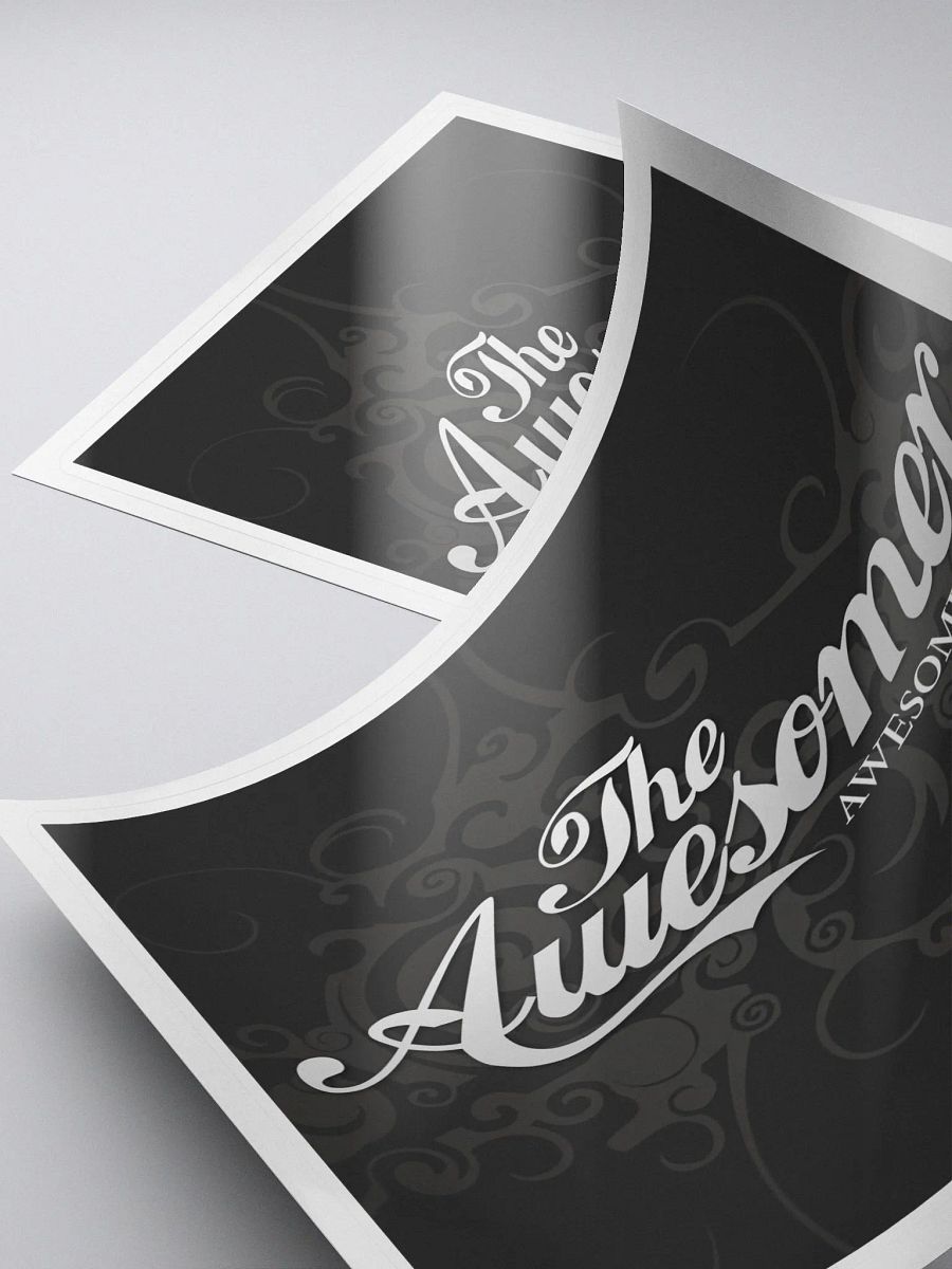 Awesomer Vinyl Sticker product image (4)