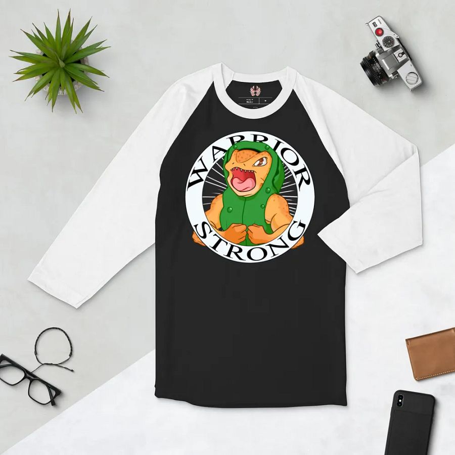 Buff Pickle Warrior Strong Baseball Long Sleeve Shirt product image (5)