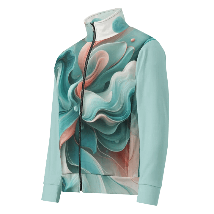 Swirling Serenity Recycled Track Jacket | Ai Design product image (1)