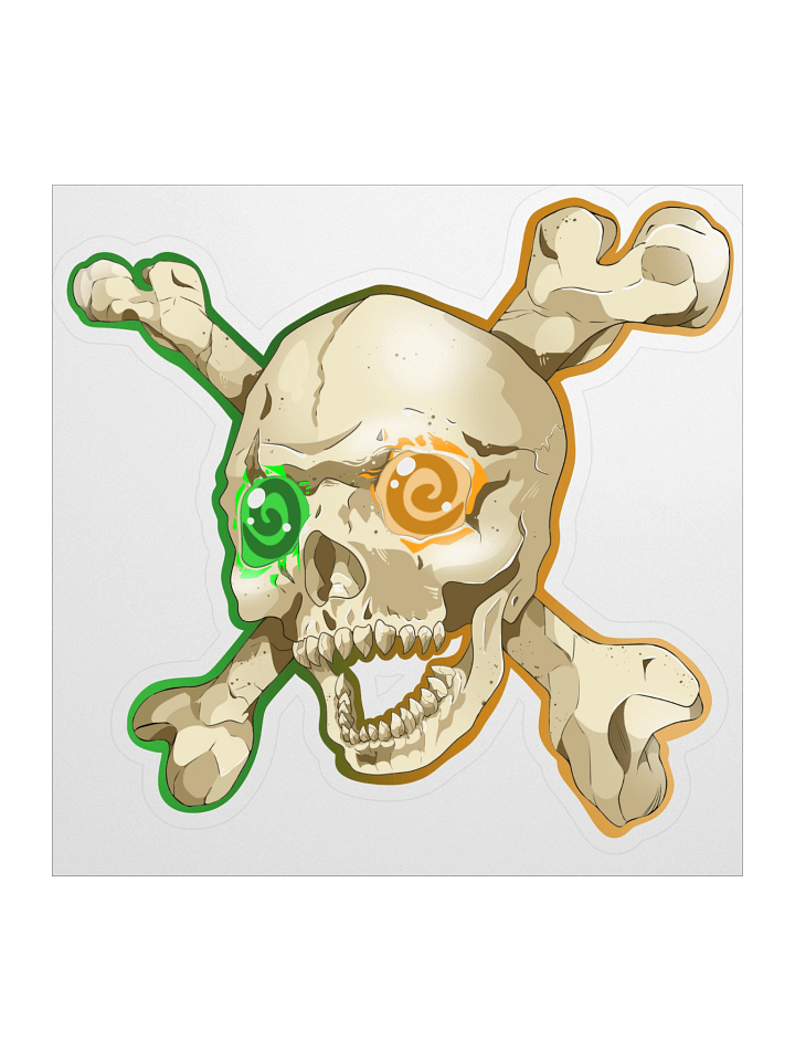 GravitAria Realism Skull Sticker product image (1)