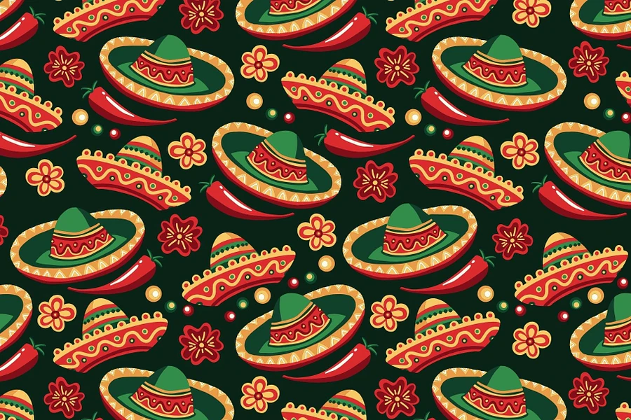 Mexican Cinco de Mayo Seamless Patterns product image (8)