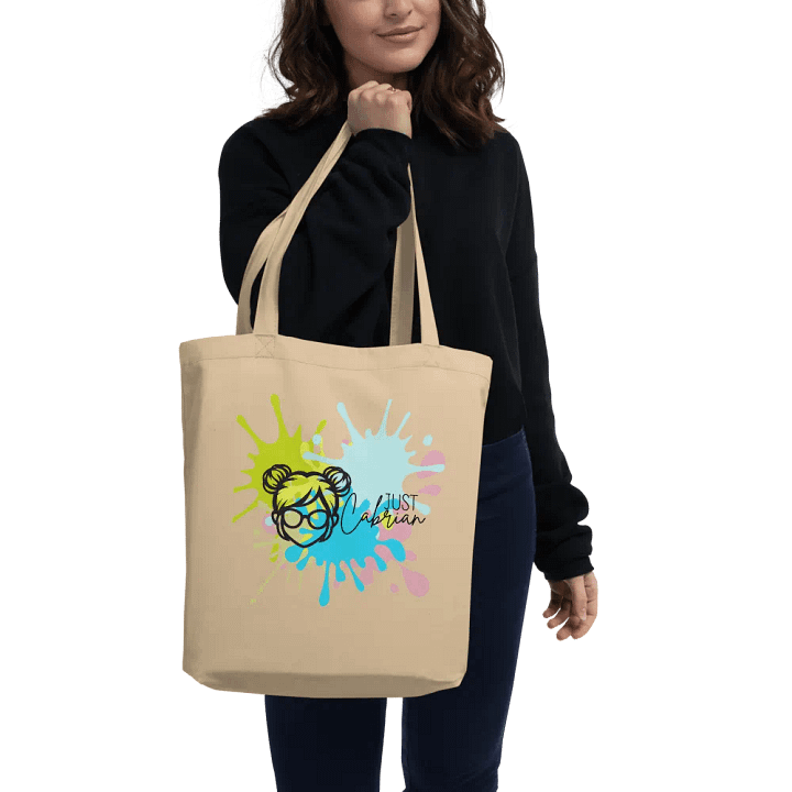 JustCabrian SPLAT! Eco-Friendly Organic Cotton Twill Tote Bag product image (1)