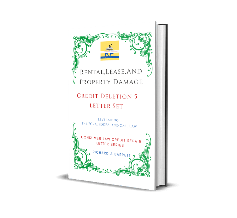 Rental, Lease, And Property Damage Credit Deletion 5 Letters Set product image (1)