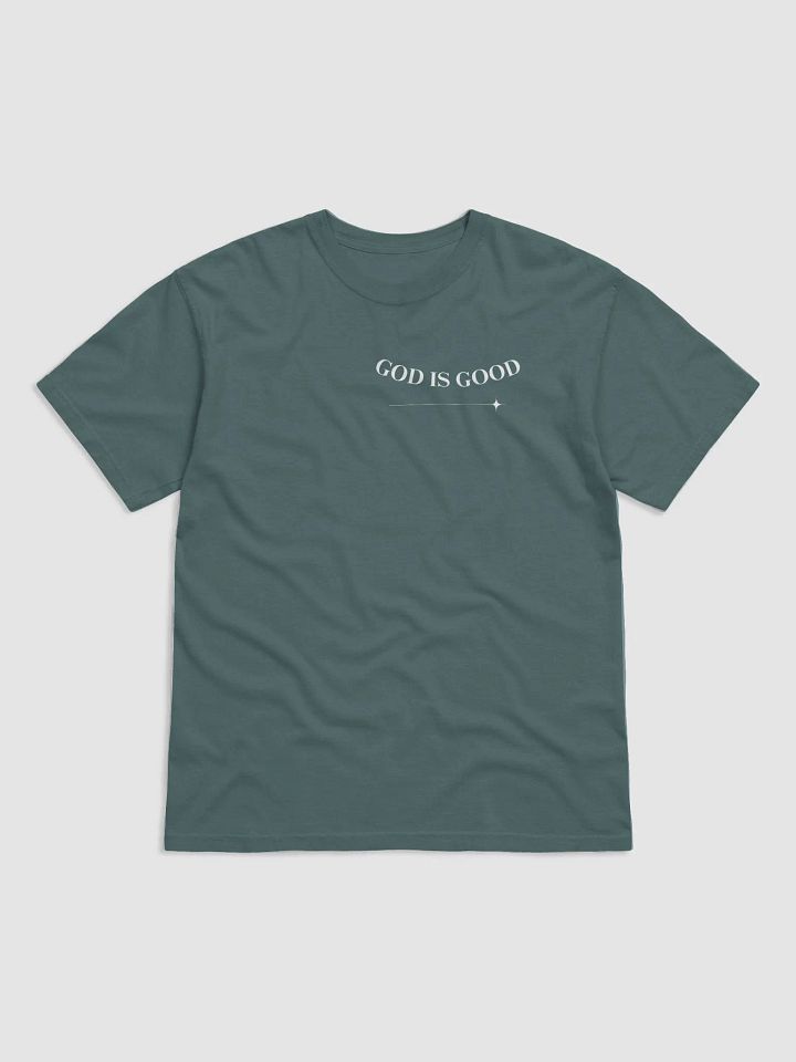 GOD IS GOOD T-SHIRT (WHITE FONT) product image (10)