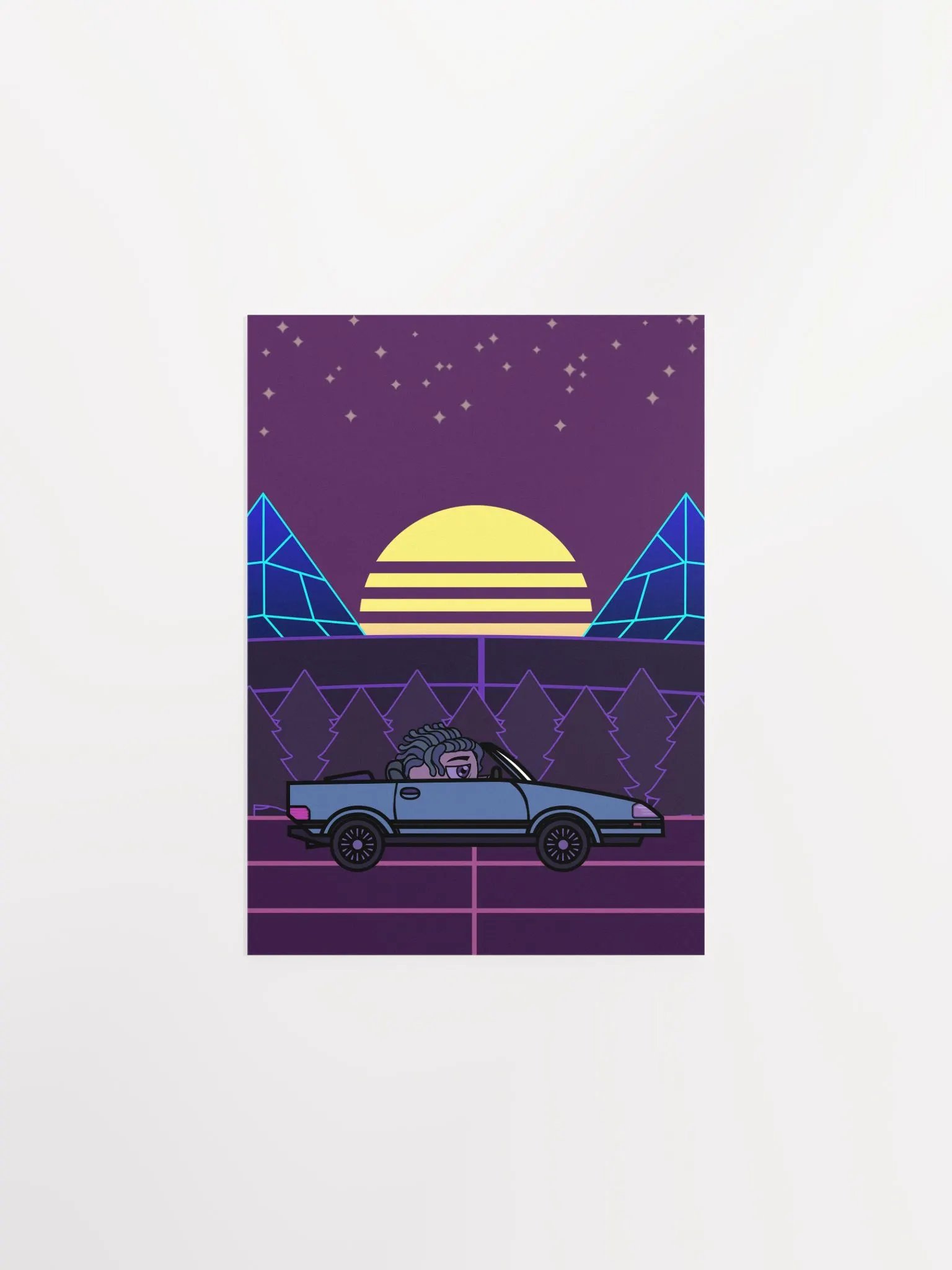 Synth Ride Poster product image (6)