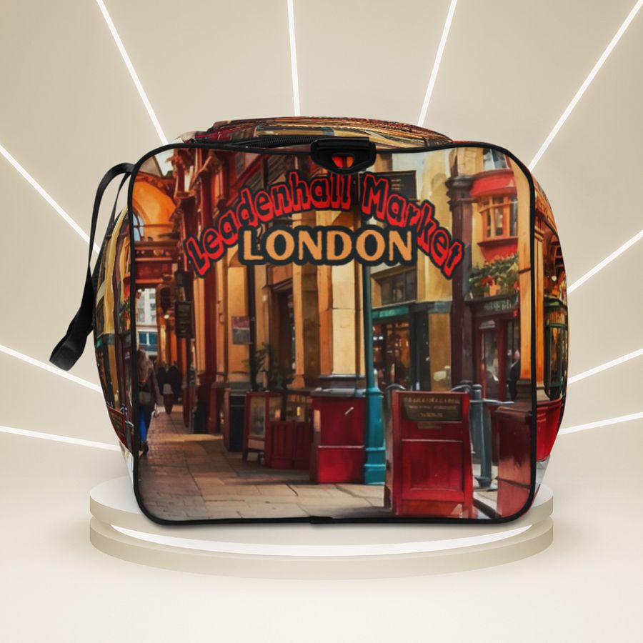 Leadenhall Market London All Over Print Duffel Bag product image (9)
