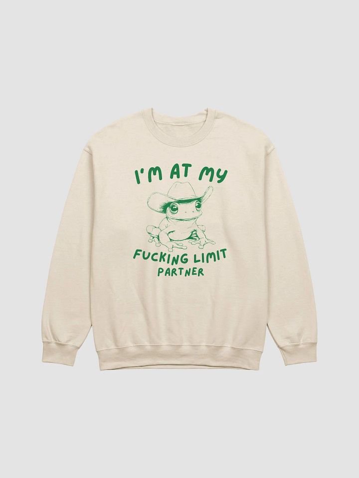 At my limit Crewneck product image (3)