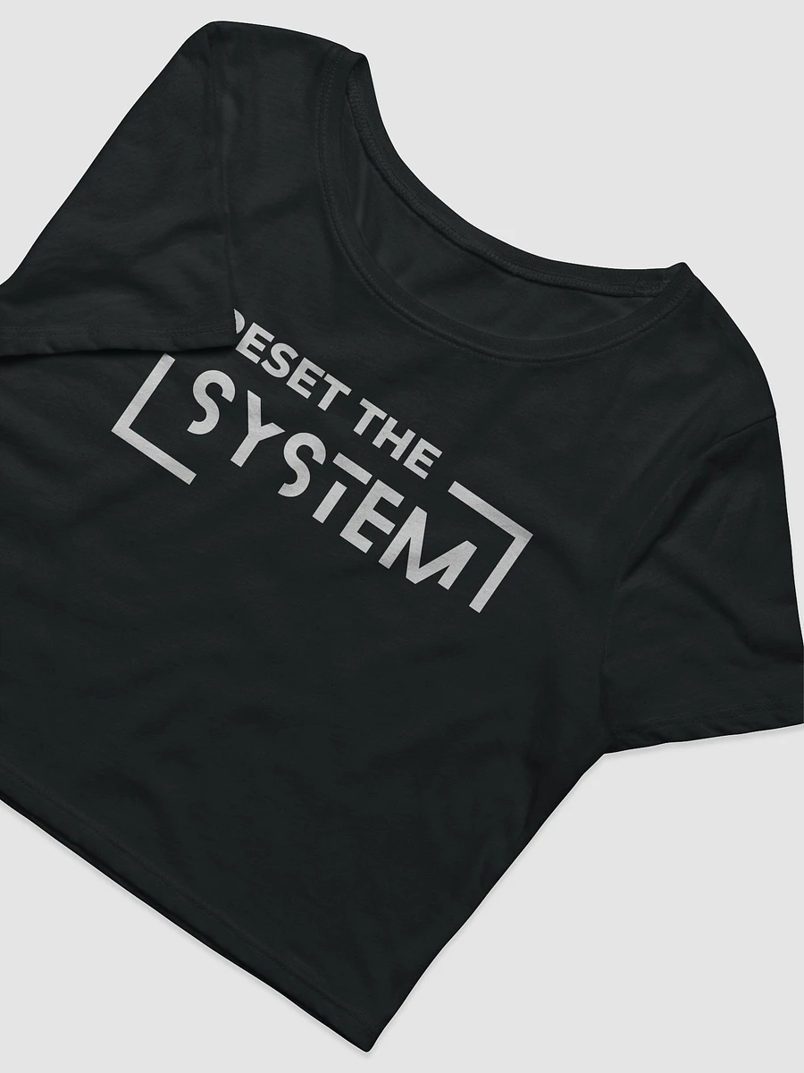 Women's crop tee reset the system product image (4)