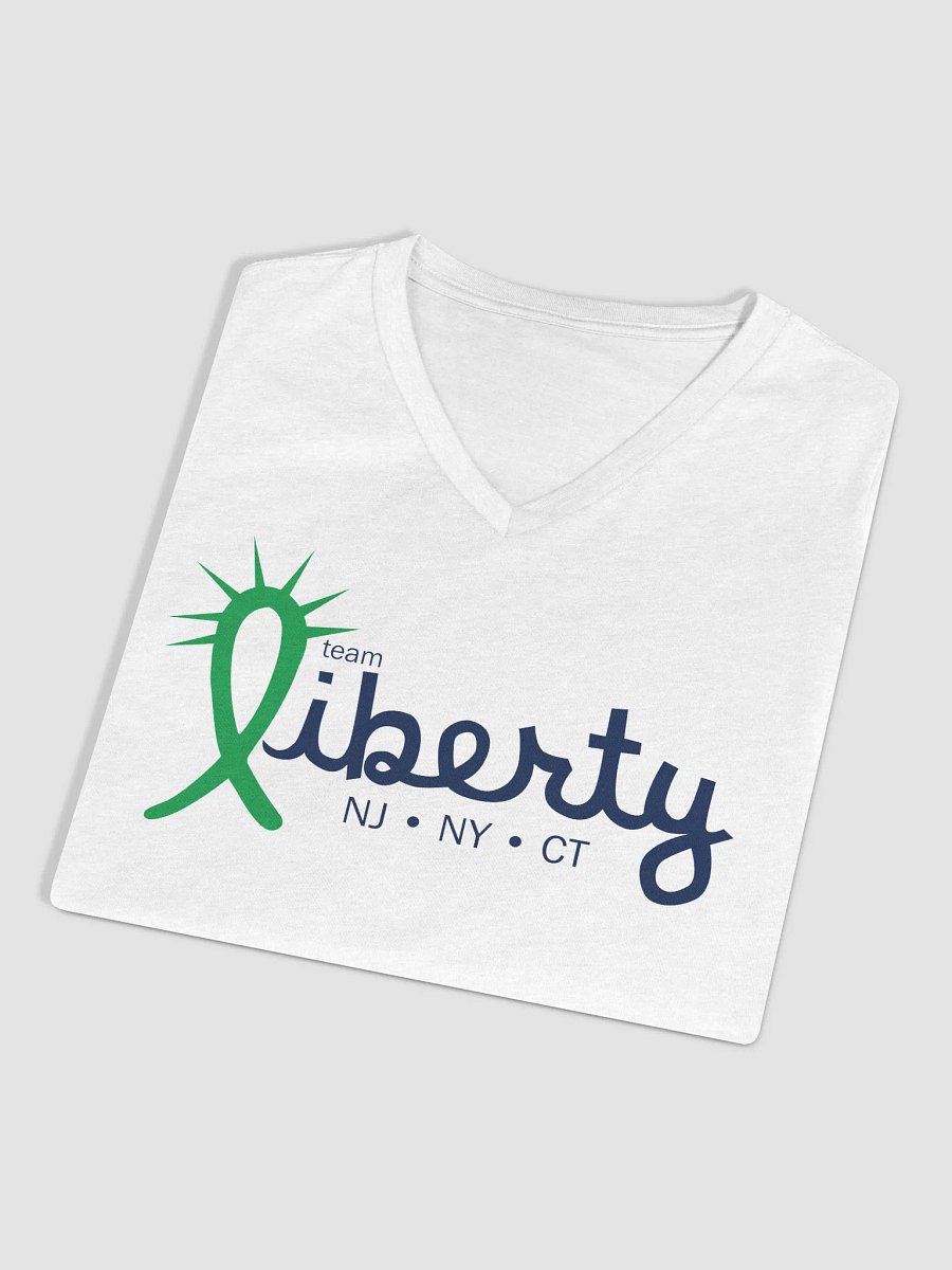 Women's White V-Neck T-Shirt product image (3)