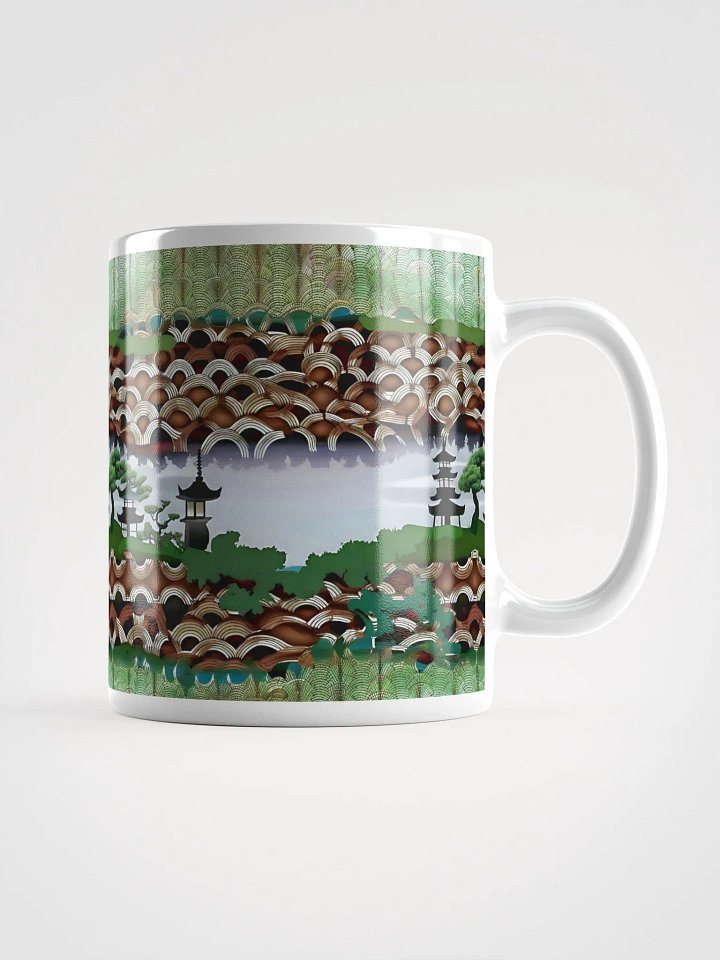 Zen Retreat White Glossy Mug product image (1)