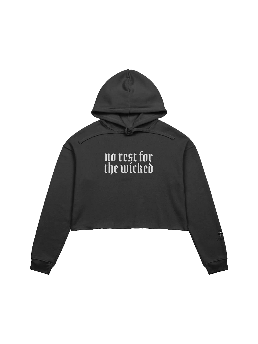 No Rest for the Wicked Cropped Hoodie product image (1)