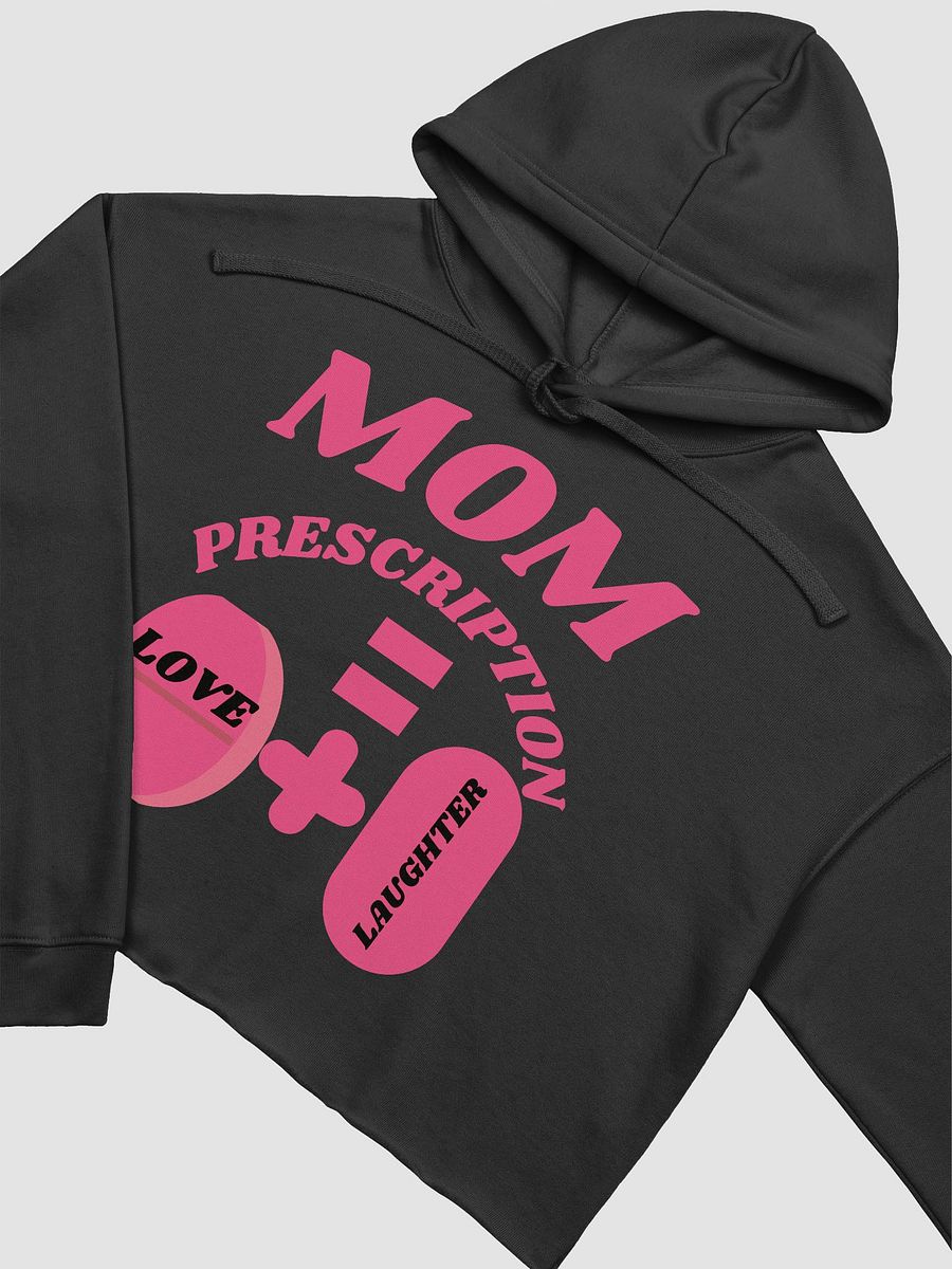 Mom's Love and Laughter Prescription Crop Hoodie product image (17)