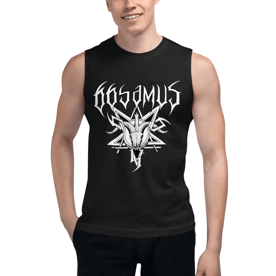 66Samus muscle tank (b&w) product image (6)