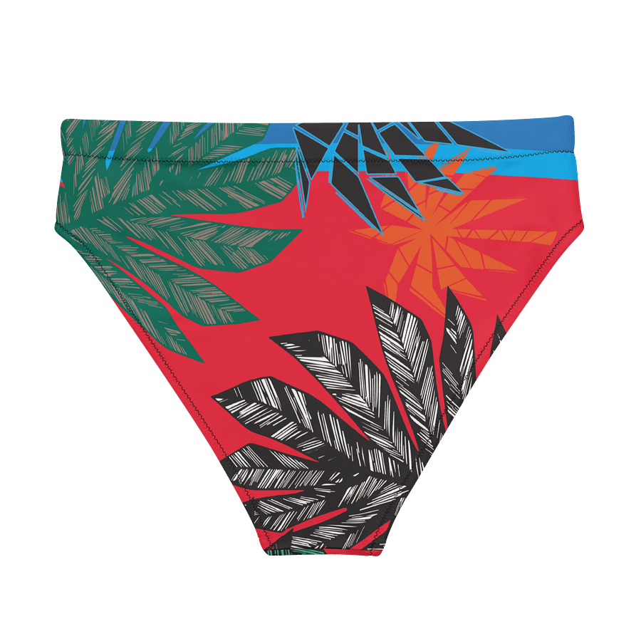Tropical vision-Recycled High Waisted Bikini Bottom product image (2)