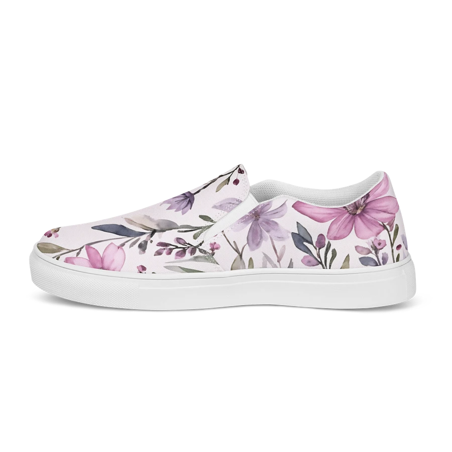 Watercolour Floral Delight Slip-On Canvas Shoes product image (4)