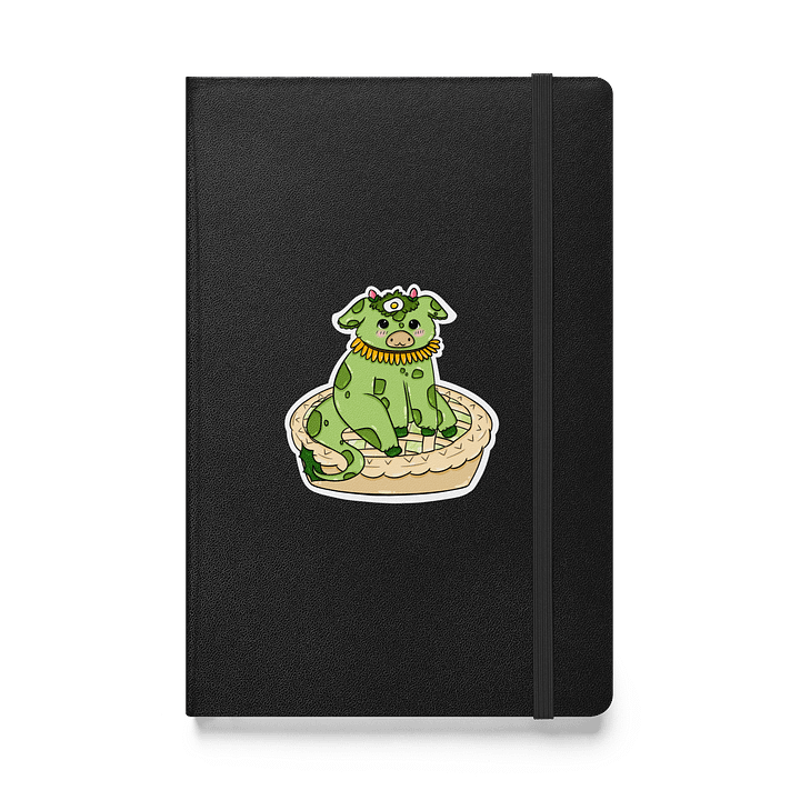 "cowseatpie" Hardcover Notebook product image (1)