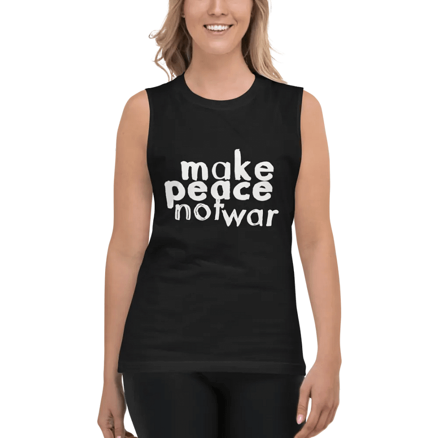 Peaceful Warrior Muscle Tank product image (4)