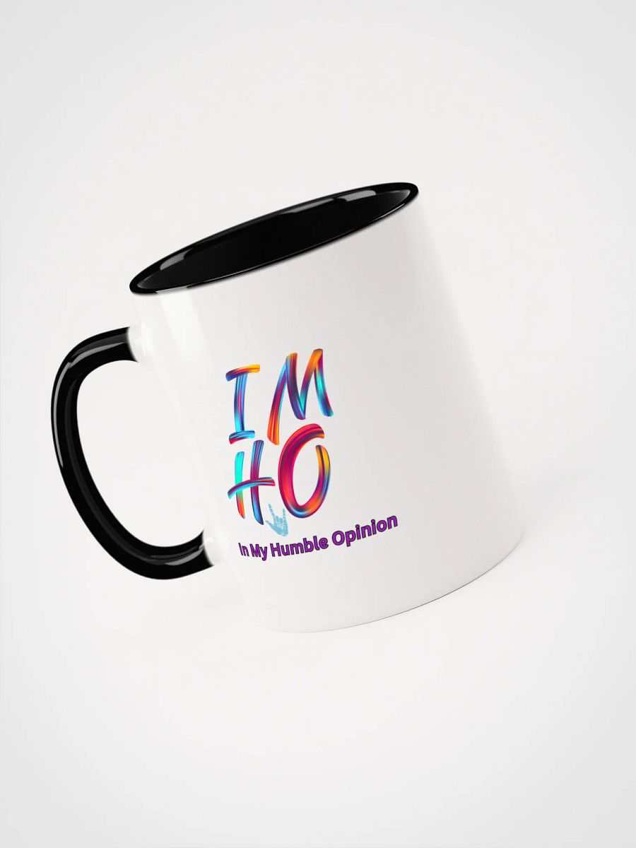IMHO White and Black Mug product image (6)