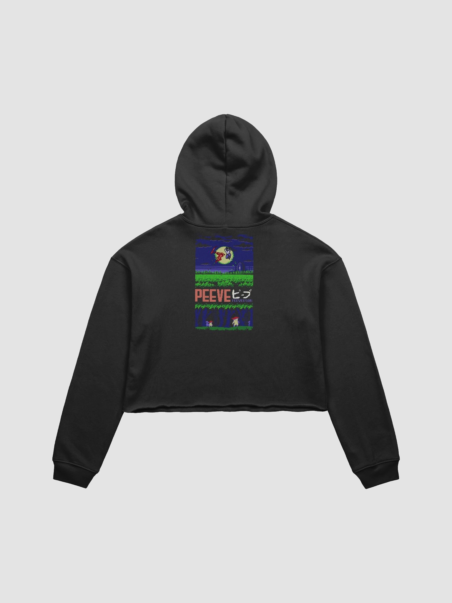 Gaiden Souls Fleece Crop Hoodie product image (4)