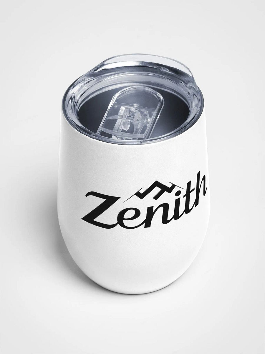 Zenith 12oz Insulated Stainless Steel Wine Tumbler - Double-Wall Vacuum Sealed, White product image (4)