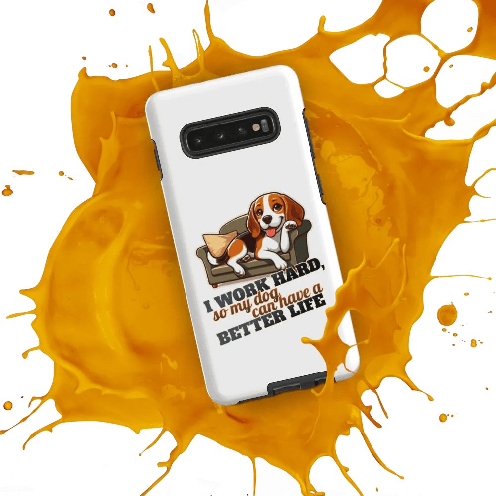 Work Hard - Beagle Sofa Tough Case for Samsung® product image (53)