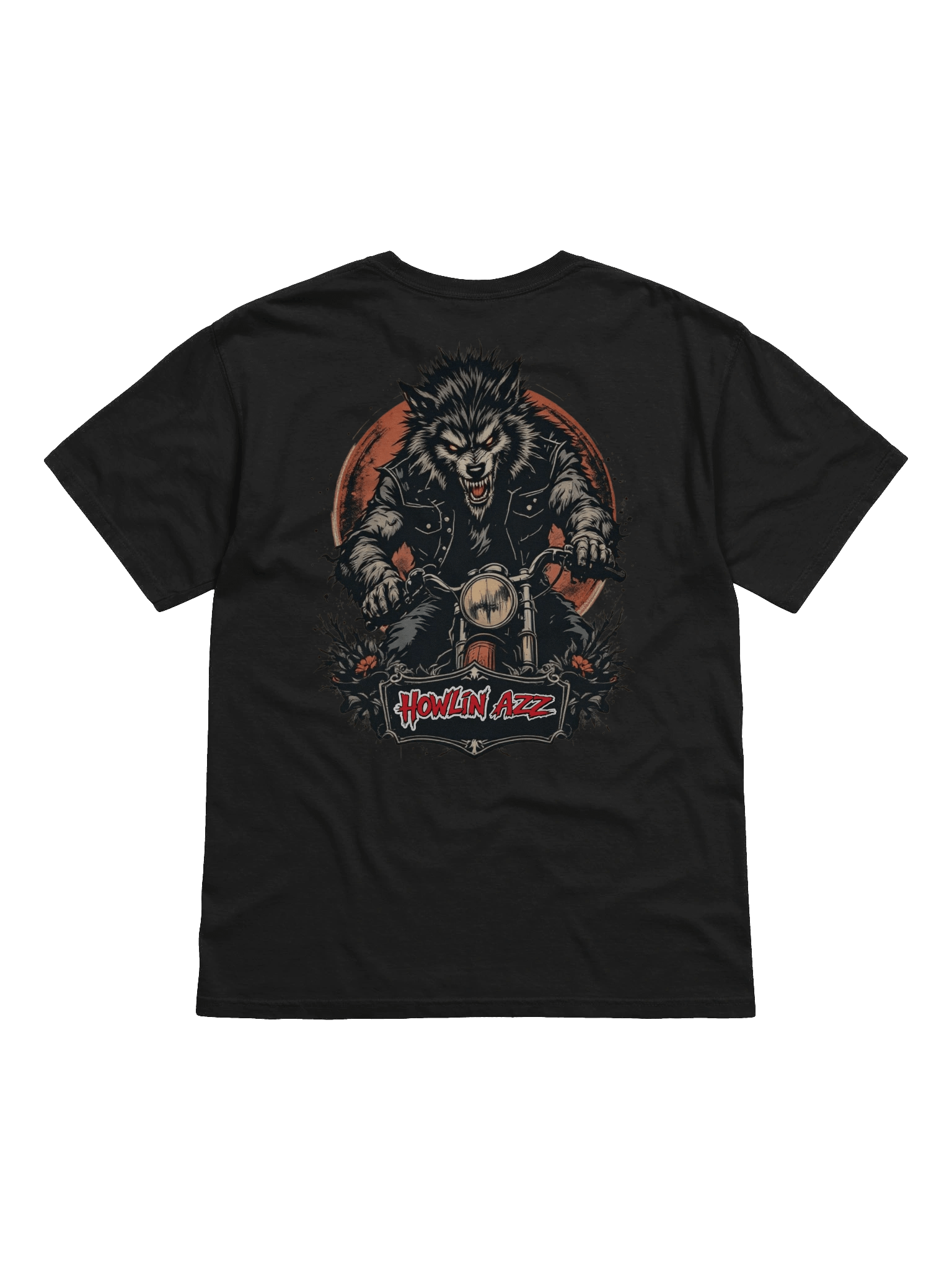 Rebel Undead Howlin Azz T Shirt product image (1)