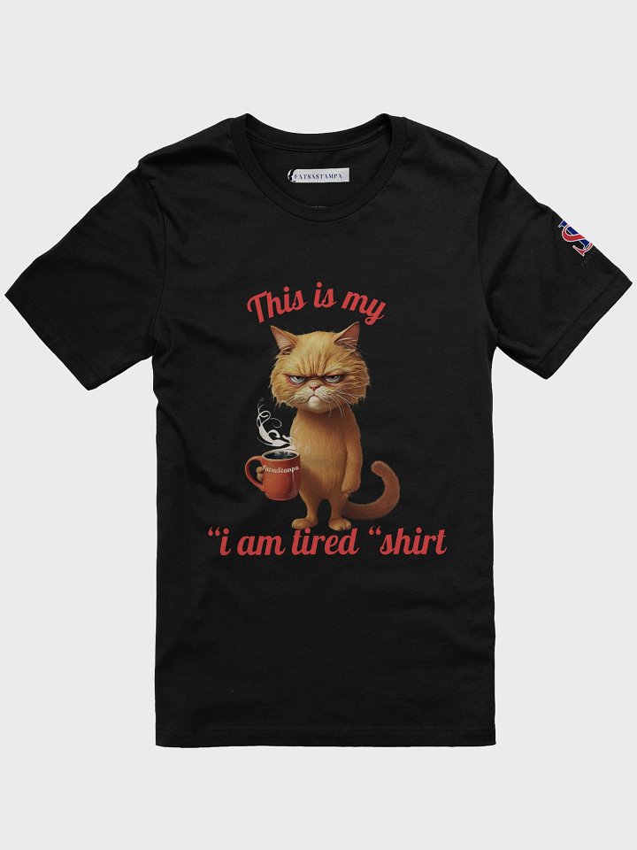 Cat funny coffee T-Shirt product image (1)
