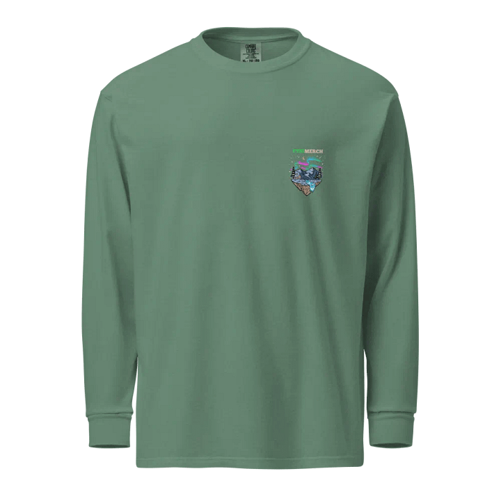 Aurora Borealis Organic Cotton Long sleeve t-shirt product image (1)